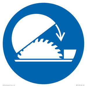 MM11433: Mandatory: Use table saw adjustable guard