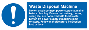 MM188: waste disposal machine rules