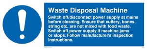 MM188: waste disposal machine rules