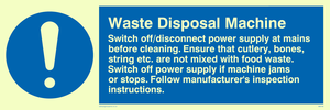 MM188: waste disposal machine rules
