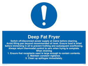 MM189: deep fat fryer rules