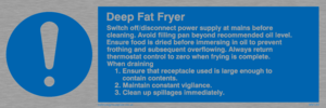 MM189: deep fat fryer rules