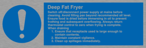 MM189: deep fat fryer rules
