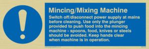 MM190: mincing/mixing machine rules