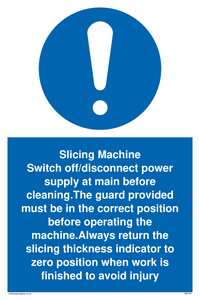 MM192: slicing machine rules