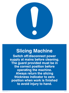 MM192: slicing machine rules