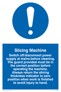 MM192: slicing machine rules