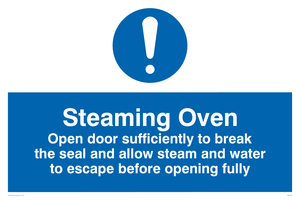 MM194: Steaming oven break seal