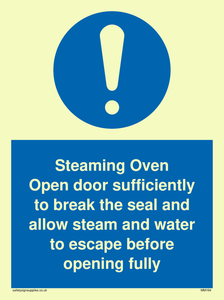MM194: Steaming oven break seal