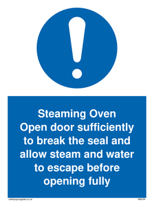 MM194: Steaming oven break seal