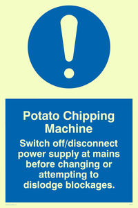 MM195: potato chipping machine rules