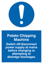 MM195: potato chipping machine rules