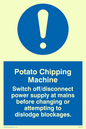 MM195: potato chipping machine rules