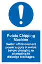 MM195: potato chipping machine rules