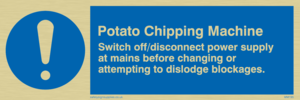 MM195: potato chipping machine rules – Viking Signs