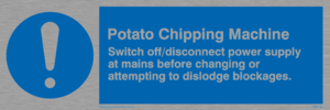 MM195: potato chipping machine rules