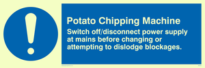 MM195: potato chipping machine rules