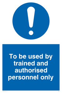 MM294: Used by trained personnel only