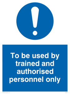 MM294: Used by trained personnel only