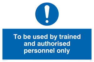 MM294: Used by trained personnel only