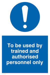 MM294: Used by trained personnel only