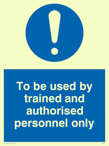 MM294: Used by trained personnel only