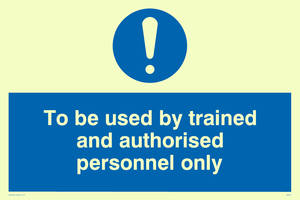 MM294: Used by trained personnel only