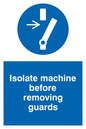 MM295: isolate machine before removing guards