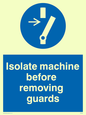 MM295: isolate machine before removing guards