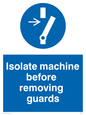 MM295: isolate machine before removing guards