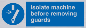 MM295: isolate machine before removing guards