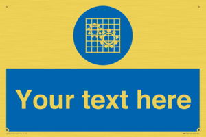 MM5166: Custom Machine Guards Required Sign