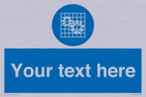 MM5166: Custom Machine Guards Required Sign