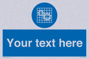 MM5166: Custom Machine Guards Required Sign