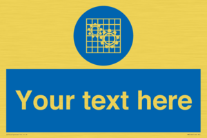 MM5166: Custom Machine Guards Required Sign