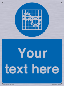 MM5166: Custom Machine Guards Required Sign