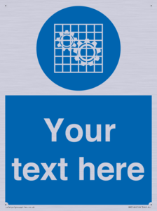 MM5166: Custom Machine Guards Required Sign