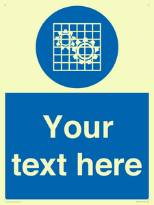 MM5166: Custom Machine Guards Required Sign