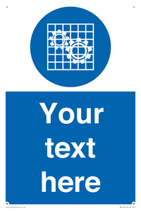 MM5166: Custom Machine Guards Required Sign