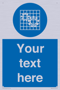 MM5166: Custom Machine Guards Required Sign