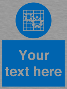 MM5166: Custom Machine Guards Required Sign