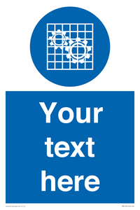 MM5166: Custom Machine Guards Required Sign