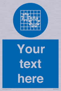 MM5166: Custom Machine Guards Required Sign