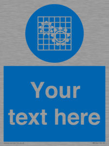 MM5166: Custom Machine Guards Required Sign