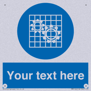 MM5166: Custom Machine Guards Required Sign