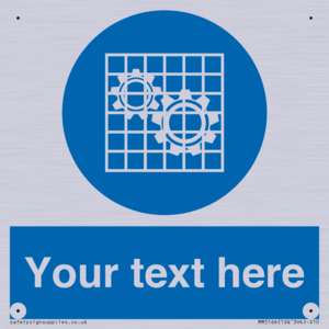 MM5166: Custom Machine Guards Required Sign