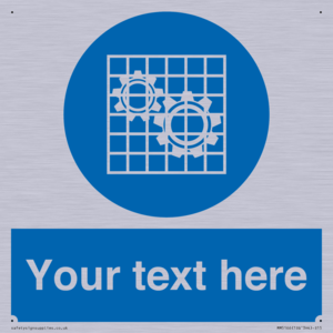 MM5166: Custom Machine Guards Required Sign