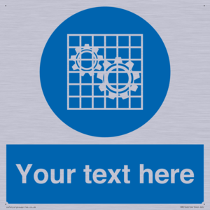 MM5166: Custom Machine Guards Required Sign