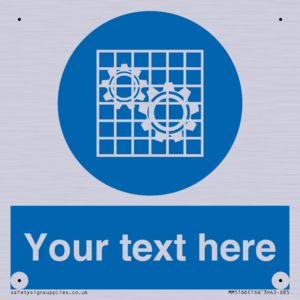 MM5166: Custom Machine Guards Required Sign