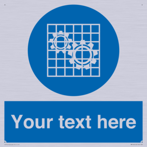 MM5166: Custom Machine Guards Required Sign